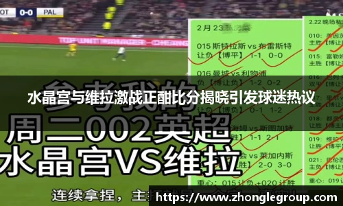 水晶宫与维拉激战正酣比分揭晓引发球迷热议
