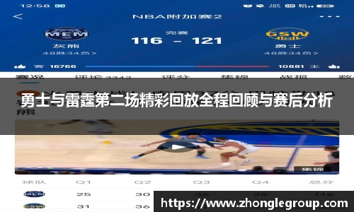 勇士与雷霆第二场精彩回放全程回顾与赛后分析